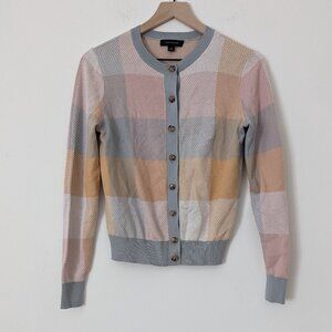 Ann Taylor Colorblock Cardigan